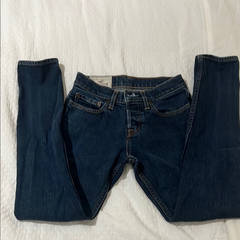 Men’s Hollister Blue Skinny Jeans Classic Style